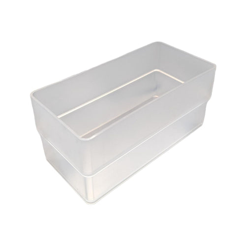 Caja organizadora translucida apilable Alta 70x140x62mm - Livinbox