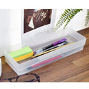 Caja organizadora translucida apilable Baja 260x90x45mm - Livinbox