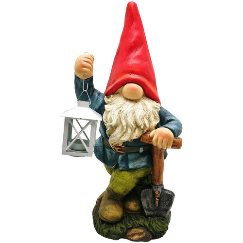 Duende Con Farol Multicolor 46X20 Cm