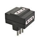 Adaptador triple 10A Negro - Lexo