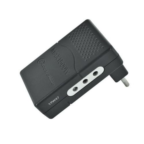 Adaptador triple plano 10A Negro - Lexo