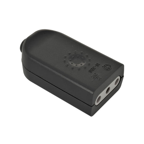 Enchufe Hembra volante 2P+T Negro 10A - Lexo