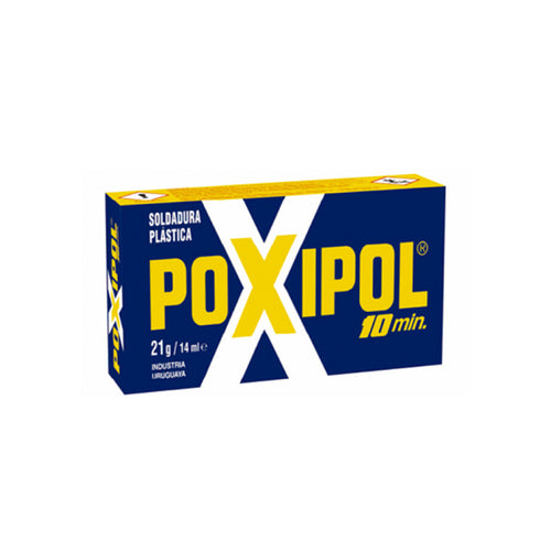 Adhesico Epoxico 10 minutos Metalico 14ml - Poxipol