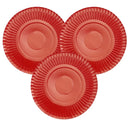 Plato Color Rojo 23 Cm 10 Unidades Cory