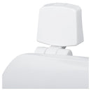 Asiento WC E Madera Elongado Base Plastica Ajustable Blanco