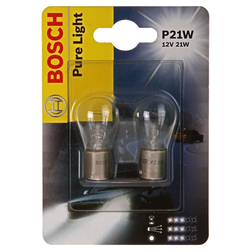Set Ampolletas P21W 21W Para Auto 12V 2 Unidades