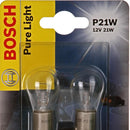 Set Ampolletas P21W 21W Para Auto 12V 2 Unidades