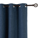 Cortina Tela Black Out 135X220 Cm Azul Jeans