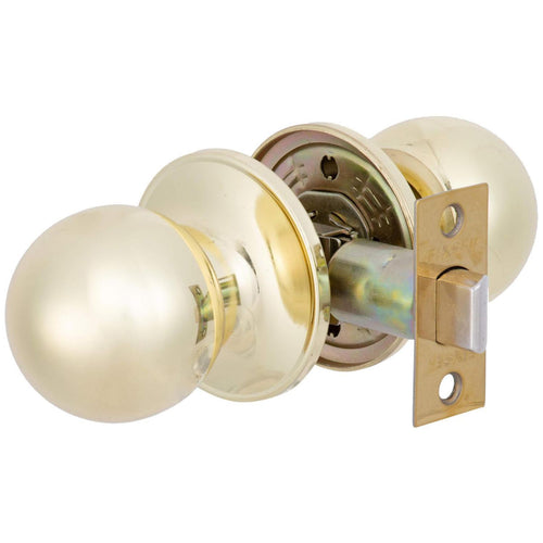 Cerradura Libre Paso Bola Bronce Pulido Fx