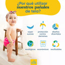 Pañales Niña reutilizables Margarita 3 + 6 insertos - Charlie Banana