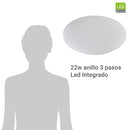 Plafon Led 40 Cm 3 Pasos (3 Colores De Luz)