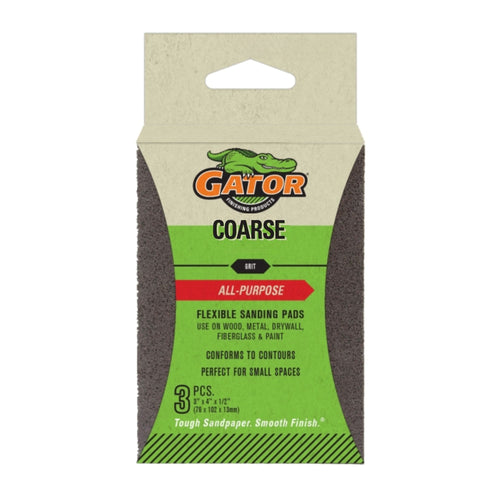 Esponja abrasiva flexible Grano Grueso 3un - Gator