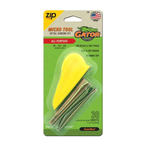 Kit de lijado pequeño 30 hojas - Gator