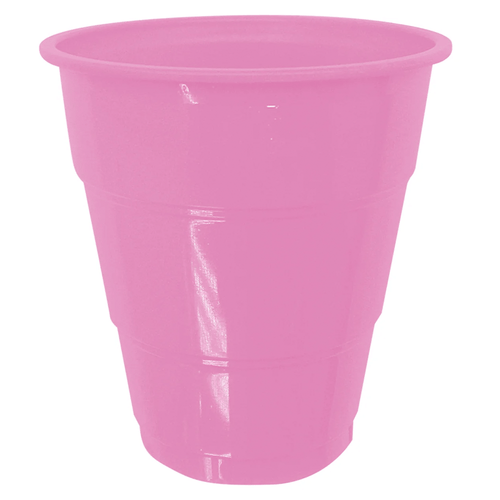 Vasos Plasticos Color Rosado 210 Cc 10 Unidades Big Party