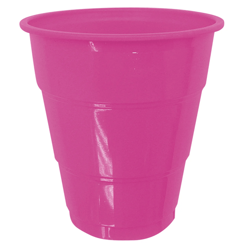Vasos Plasticos Color Fucsia 210 Cc 10 Unidades Big Party