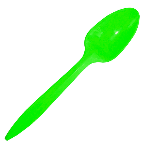 Set Cuchara Verde Lima 10 Unidades Big Party