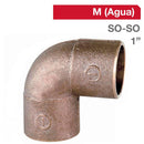 Codo Bronce So/So 1" 1U