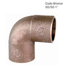 Codo Bronce So/So 1" 1U