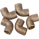 Codo Bronce So/So 1/2" 5U