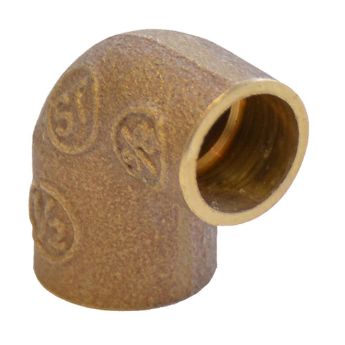 Codo Bronce So/So 1/2" X 3/8" 1U