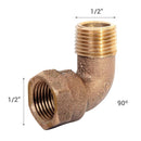 Codo Bronce Hi/He 1/2" 1U
