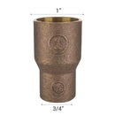 Copla Bronce So/So 1" X 3/4" 1U