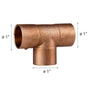 Tee Bronce So/So/So 1" 1U