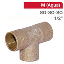 Tee Bronce So/So/So 1/2" 1U
