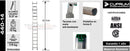 Escalera Aluminio Recta Simple 4.27 M Cuprum