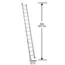 Escalera Aluminio Recta Simple 4.27 M Cuprum