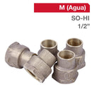 Terminal Bronce So/Hi 1/2" 5U