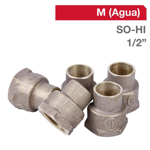 Terminal Bronce So/Hi 1/2" 5U