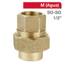 Union Americana Bronce So/So 1/2" 1U