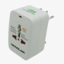 Adaptador Universal para Viajes Blanco 6A - Tecnolab