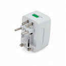 Adaptador Universal para Viajes Blanco 6A - Tecnolab