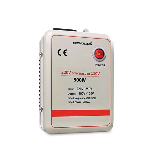 Transformador de Voltaje 220V/110V 500W - Tecnolab