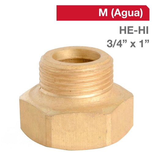 Niple Bronce He/Hi 3/4" X 1" 1U
