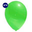 Globos Color Verde Lima 25 Unidades N° 9 Big Party