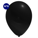 Globos Color Negro 25 Unidades N° 9 Big Party