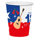 Set Vasos Dieciocheros Chile Polipapel 250 Cc 6 Unidades Big Party