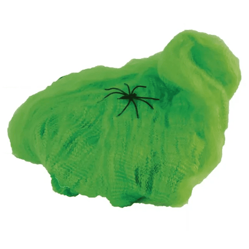 Telaraña Verde Lima Decoracion Halloween Big Party