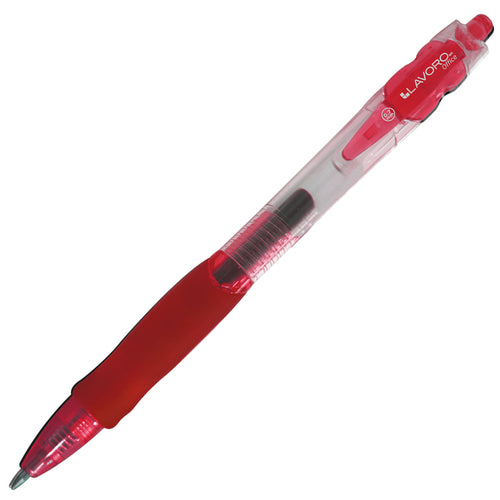 Lápiz Gel Retractil Rojo 0,7 Mm