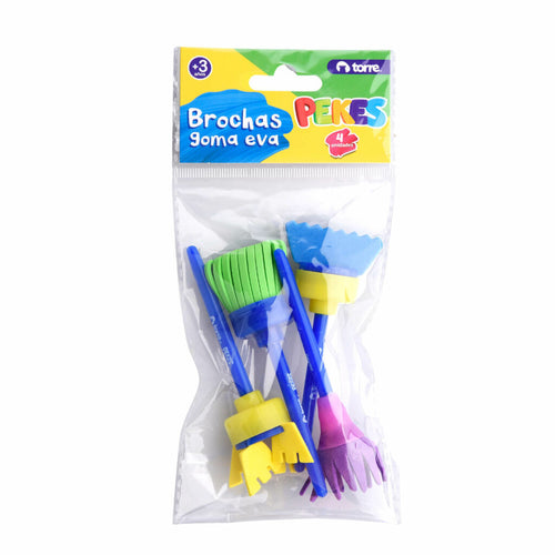 Set Brochas Goma Eva Pekes