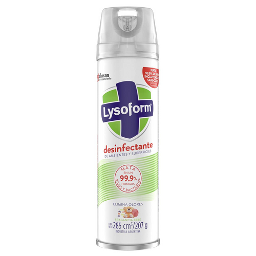 Desinfectante Ambiental Aerosol Bebe 285 Ml