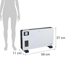 Convector Conveccion Qnq-101F Blanco