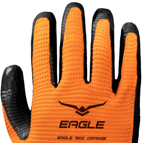 Guantes de Seguridad 1600 Naranjo 10/XL