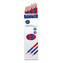 Lápiz Bicolor Delgado Azul/Rojo
