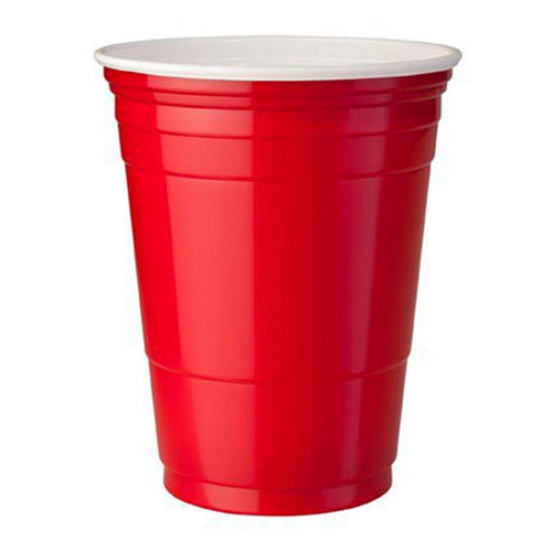 Vaso Bicolor 500 Cc Rojo 10 Un