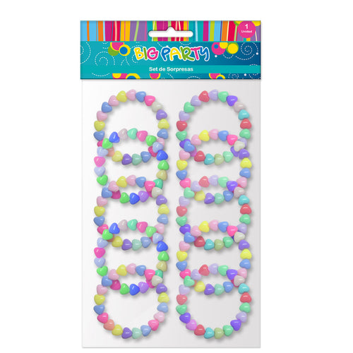 Set Sorpresas Pulseras 6 Unidades Big Party