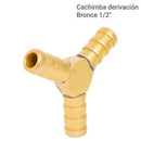Cachimba Derivacion Bronce 1/2" 1U